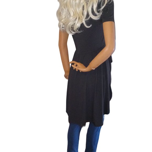 Funky Retro Hi-Low Blouse – Black – Rainbow – Unique Style – Size S - EUC - Picture 5 of 5